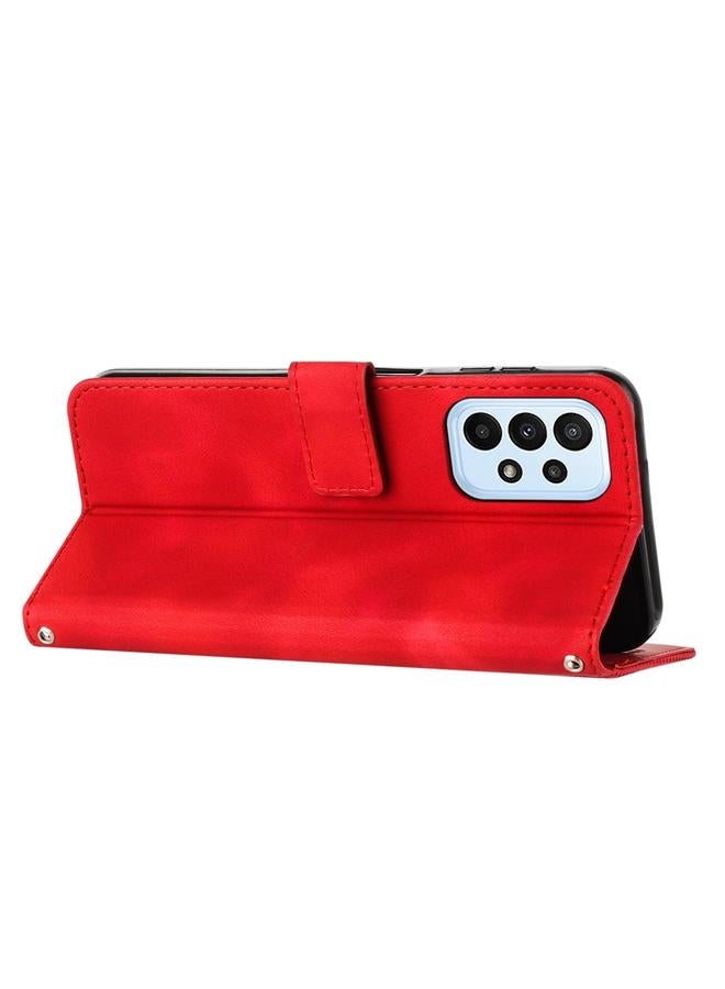 اس-توب جراب لهاتف Samsung Galaxy A72 Dream Triangle جراب جلدي للهاتف مع حبل طويل - Image 4