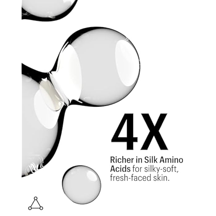 Allies of Skin Molecular Silk Amino Hydrating Cleanser: Hyaluronic Acid, Ceramides, Safflower & Moringa Oils. Nourishes, Conditions & Repairs 100 ml/2.4 oz - Image 5