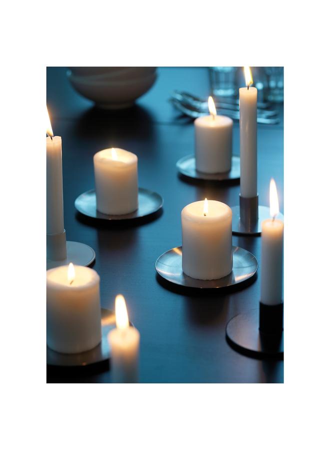 Green Tiger Unscented block candle, natural, 8 cm - Image 3