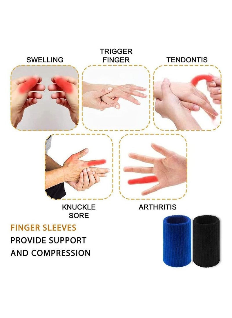 Generic - 5 Pcs Finger Sleeve Thumb Splint Compression Protector - Image 1
