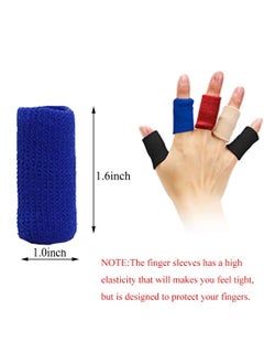 5 Pcs Finger Sleeve Thumb Splint Compression Protector