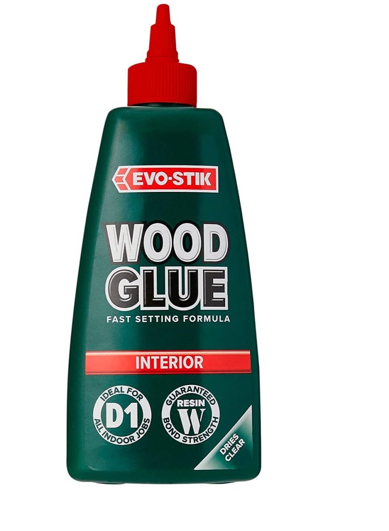 EVO-STIK Wood Glue For Indoor Applications 500ml Content - Image 1