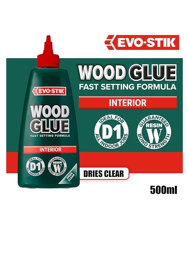 EVO-STIK Wood Glue For Indoor Applications 500ml Content - Image 3