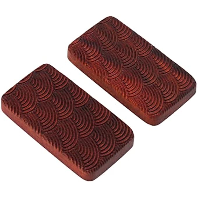 Domary RED SANDALWOOD SLIDER STRESS RELIEF ENGRAVED TOY FOR OFFICE YOUTH (Limited Water) - Image 2