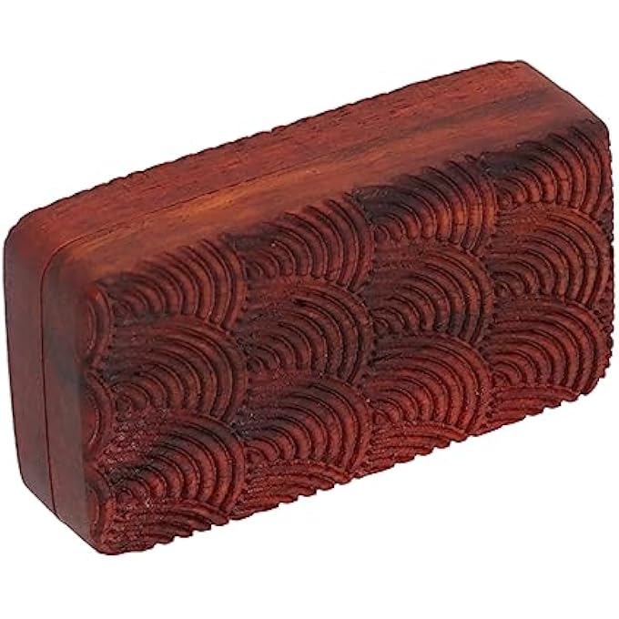 Domary RED SANDALWOOD SLIDER STRESS RELIEF ENGRAVED TOY FOR OFFICE YOUTH (Limited Water) - Image 4