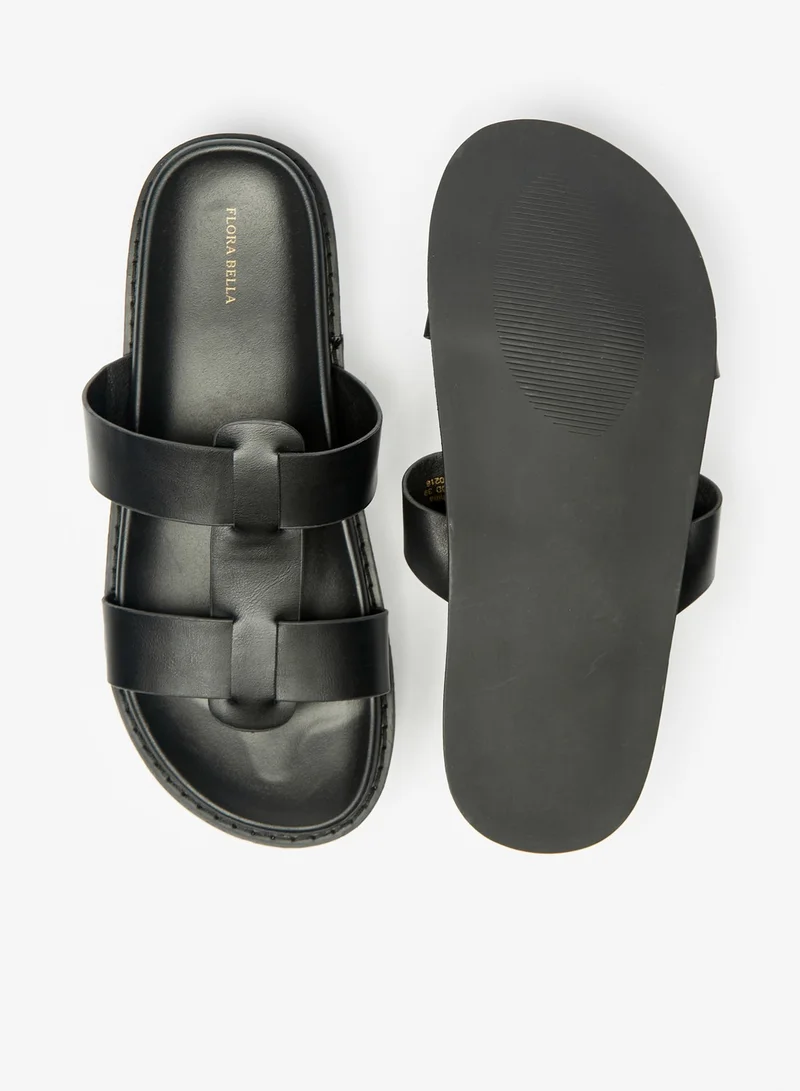 فلورا بيلا من شو إكسبرس Women Solid Slip-On Slide Sandals
