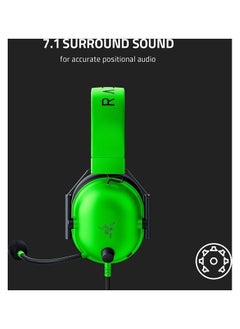 RAZER Razer Blackshark V2 X Gaming Headset - 7.1 Surround Sound 50mm Drivers Memory Foam Cushion For Pc, Ps4, Ps5, Switch, Xbox One, Xbox Series X & S, Mobile 3.5mm Audio Jack  - Image 2