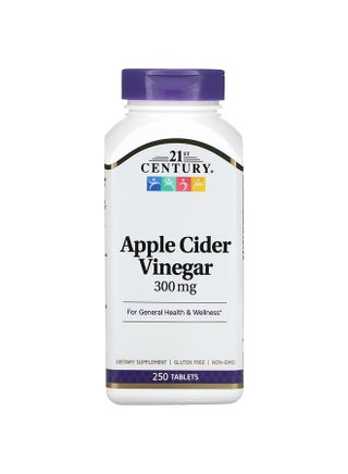 Apple Cider Vinegar Metabolism Support 300 Mg - 250 Tablets