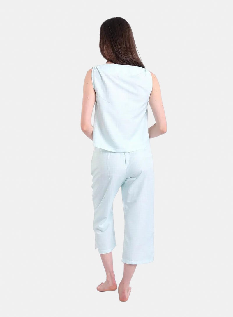 Carina Gingham Tencel Pyjama Set - Image 4