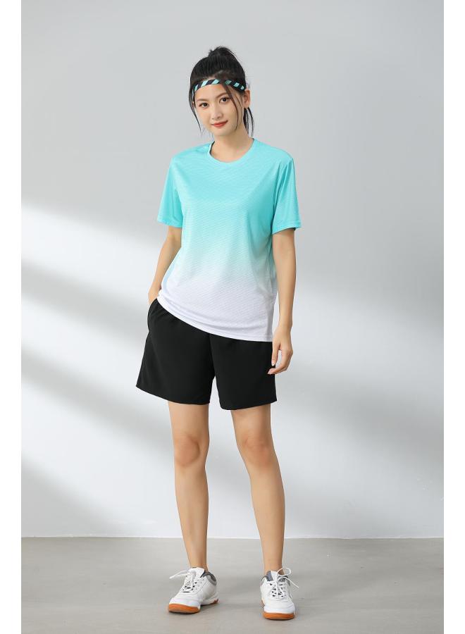 Running Suit Men's And Women's Summer Quick-drying T-shirt Sportswear Plus Size Loose Short-sleeved Morning Running Fitness Clothes 216