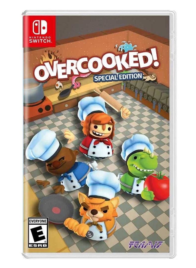 SWITCH 0 Overcooked! Special Edition Nintendo Switch – Hilarious Co-op Cooking Game with DLC Included - Image 1