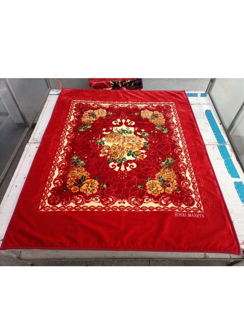 ROYAL MAARYA 2 PLY SUPER SOFT EMBOSSED BLANKET - Image 2