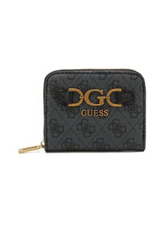 Guest Women's Eco Gemma Magenta Small Zip Around Wallet Black  - Image 1