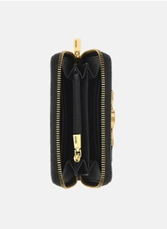 Guest Women's Eco Gemma Magenta Small Zip Around Wallet Black  - Image 3