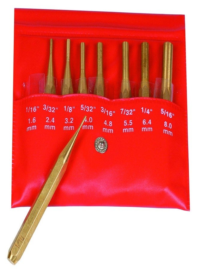Mitutoyo 985-120, Punch, Drive Pin, Set, 4", Brass, 8Pc - Image 1