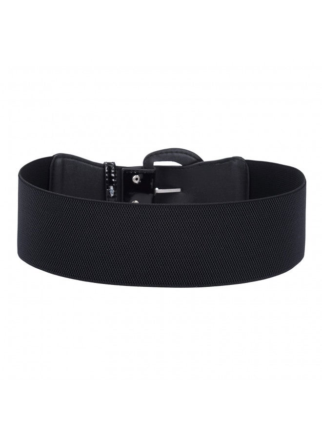 GRACE KARIN GRACE KARIN Black Stretchy Belts for Women Adjustable Waist Band (M,Black) - Image 1