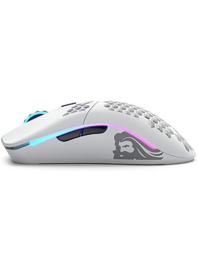 Glorious PC Gaming Race Glorious Model O- (Minus) Wireless Gaming Mouse - RGB 65G Ultralight Ergonomic Wireless Gaming Mouse - Honeycomb Shell Design Gaming Mice (Matte White) - Image 4