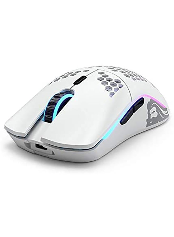 Glorious PC Gaming Race Glorious Model O- (Minus) Wireless Gaming Mouse - RGB 65G Ultralight Ergonomic Wireless Gaming Mouse - Honeycomb Shell Design Gaming Mice (Matte White) - Image 3
