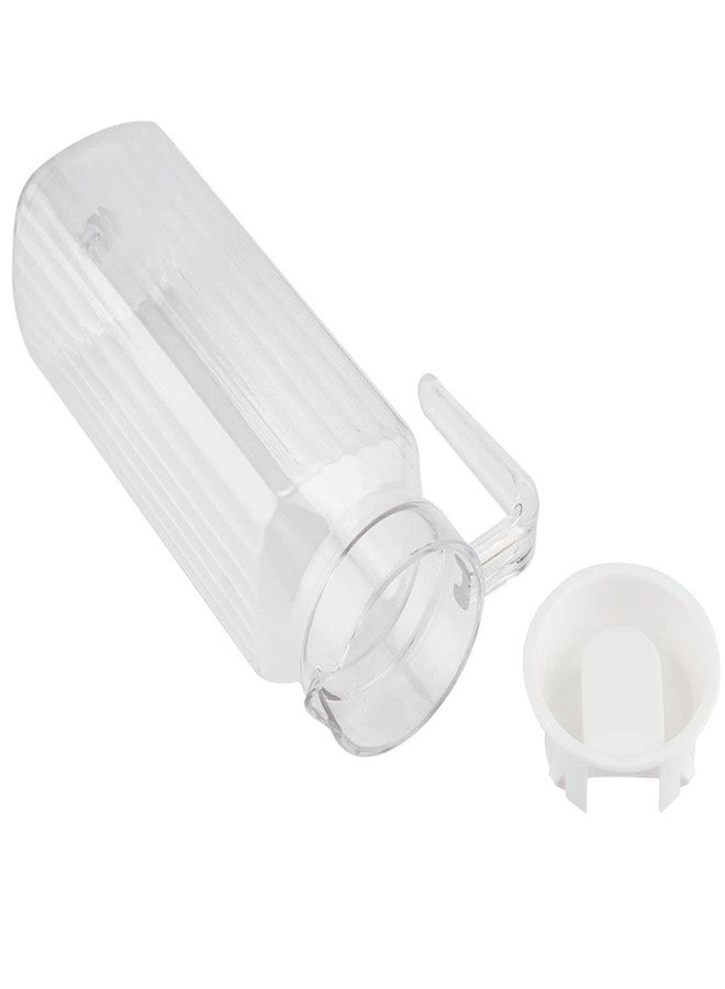 Estink 1100ML Pitcher with Lid, Acrylic Transparent Bottle for Bar Home, Water Pitcher for Homemade Iced Tea Milk Beverage Cold Drinks - Image 5