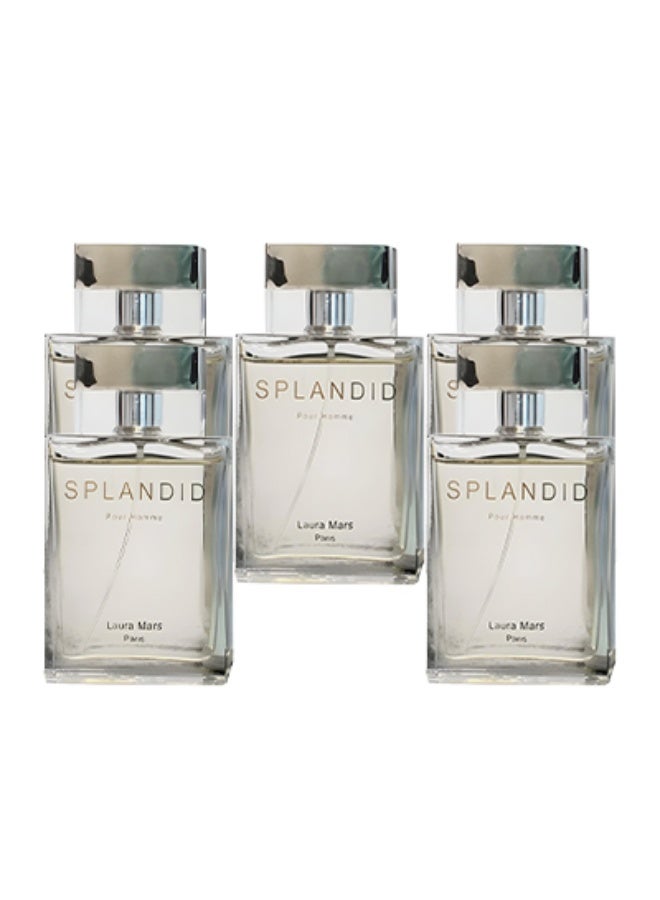 Laura Mars 5 Pieces Splandid Perfume For Men 100ml EDP - Image 1