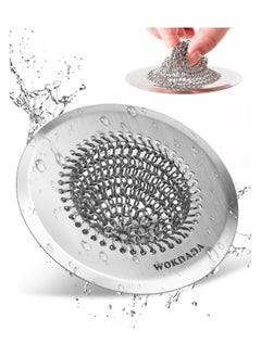Sink Drain Strainer, Reversible Mesh Sink Strainer with 304 Stainless Steel ,Revolutionary Anti-rust Kitchen Sink Strainer Food Catcher for Garbage Disposal without Clogging