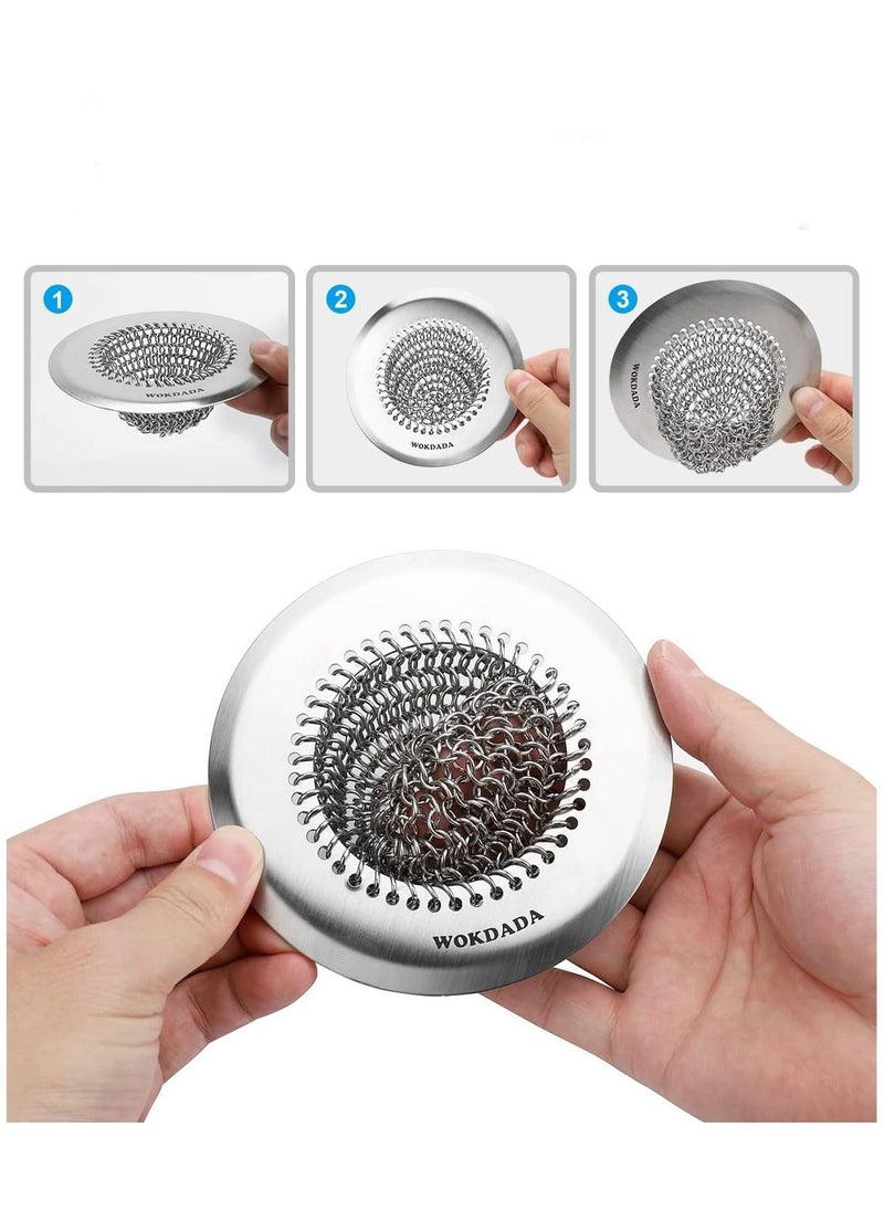 General - Sink Drain Strainer, Reversible Mesh Sink Strainer with 304 Stainless Steel ,Revolutionary Anti-rust Kitchen Sink Strainer Food Catcher for Garbage Disposal without Clogging - Image 1