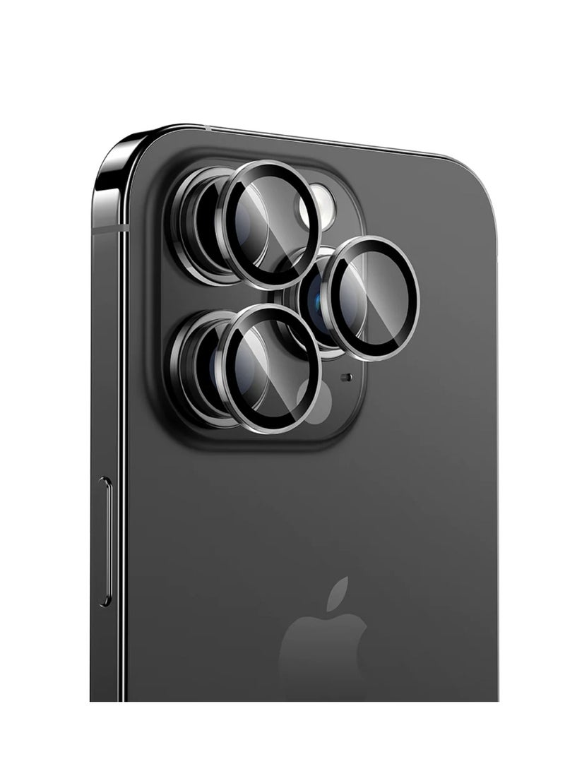 DIGI CORE iPhone 15 Pro Max Screen Protector 3 Pack 6.7 Inch 2.5D Curved Edges With iPhone 15 Pro Max Camera Lens Protector And Anti-Scratch iPhone Back PVC Clear Sheet Set (Black Titanium, iPhone 15 Pro Max) - Image 5