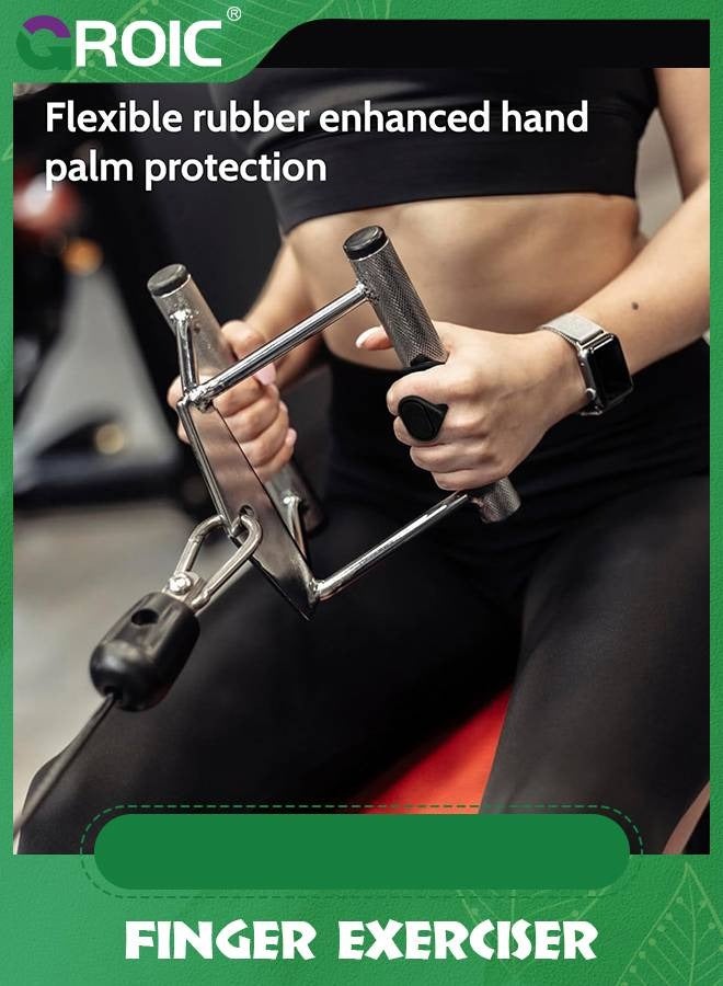 GROIC Weight Lifting Gloves for Men Women, Rubber Gym Weightlifting Anti-Slip Workout Grips for Gym Training and Exercise, Weight Lifting, Dumbbell, Deadlift, Bar Pad Pull Up Grippers (Four Holes)  - Image 5