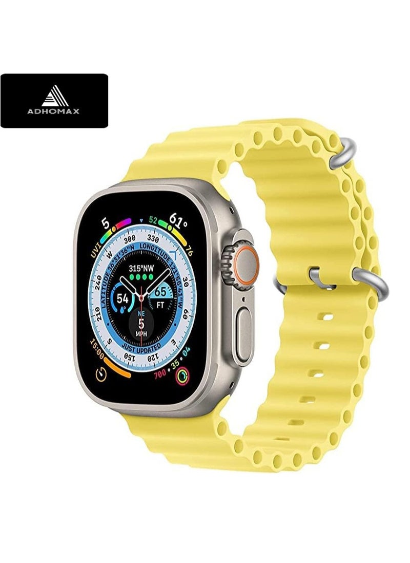 adhomax - New 2025 T800 Ultra Smart Watch, Series 8, Elegant Design 1.99", Infinite Display, Fitness Tracker, Heart Rate, Oxygen Monitor, Calls, Wireless Charging, Works With IOS, android for men, women - Image 1