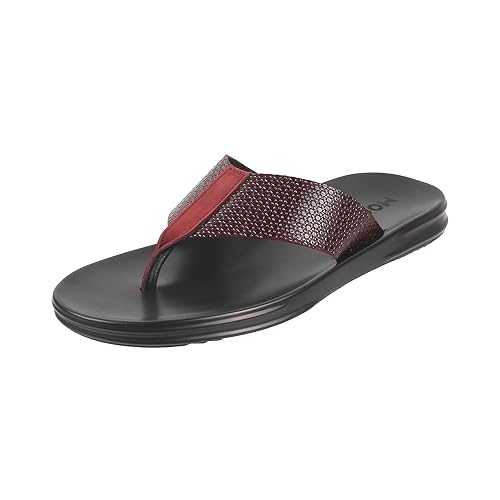 Mochi Men Brown Casual Synthetic Leather Chappal UK/7 EU/41 (16-803) - Image 1