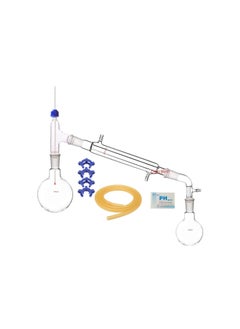 500ml,24/40,Glass Distillation Apparatus,New Lab Glassware Kit