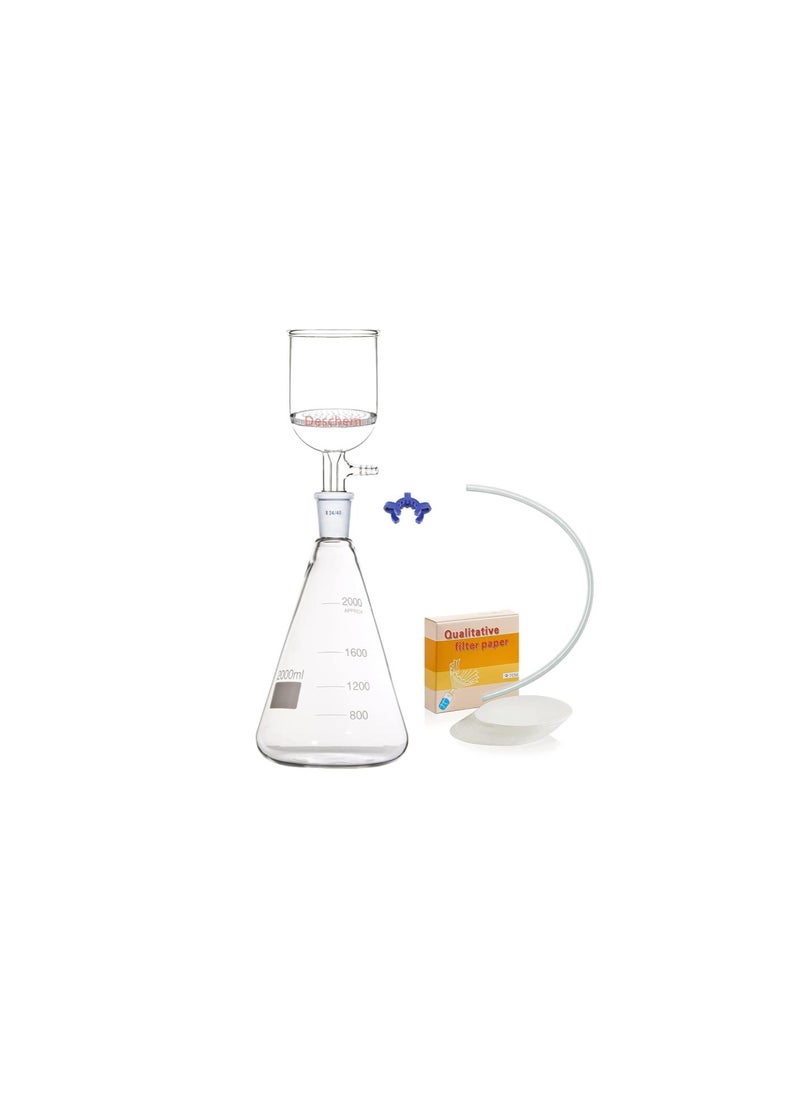 Generic - 500ml,24/40,Glass Distillation Apparatus,New Lab Glassware Kit - Image 1