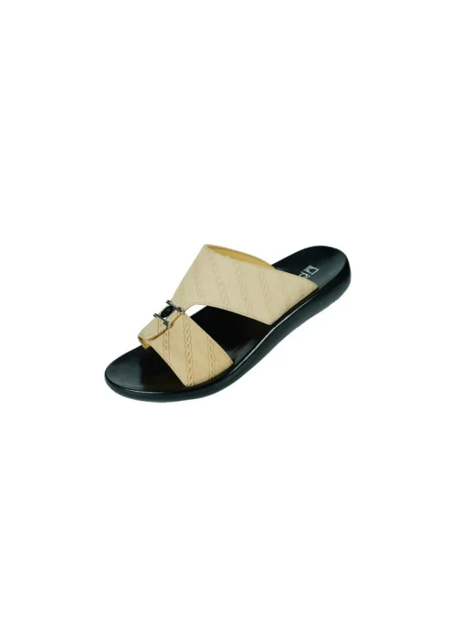 بارجيل أونو 008-3549 Barjeel Mens Arabic Sandals 63071 Beige