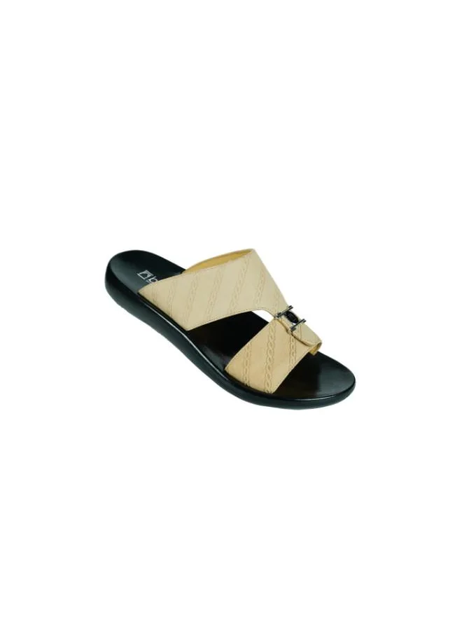 بارجيل أونو 008-3549 Barjeel Mens Arabic Sandals 63071 Beige