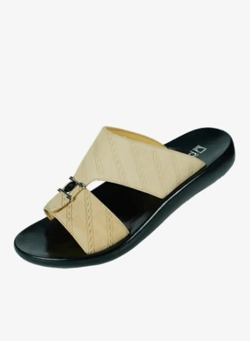 008-3549 Barjeel Mens Arabic Sandals 63071 Beige