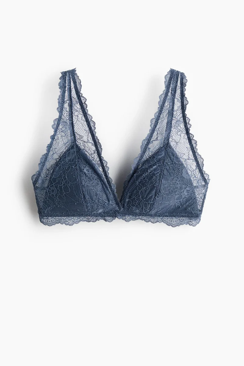 H&M Padded soft lace bra