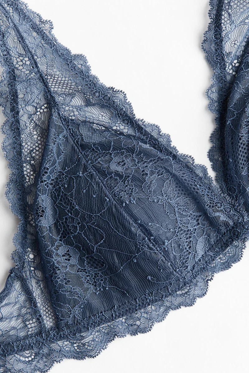 H&M Padded soft lace bra