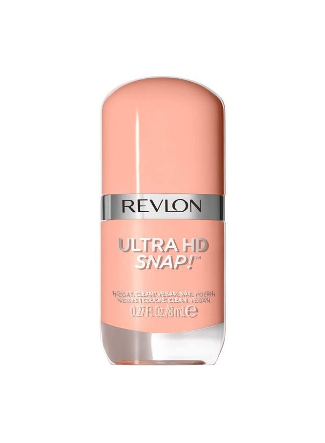 Revlon طلاء أظافر فائق الوضوح، لامع طبيعي غني، تركيبة نباتية 100%، لا حاجة لطبقة أساسية أو علوية، 018 ابق هادئ، 0.27 أونصة سائلة - Image 1