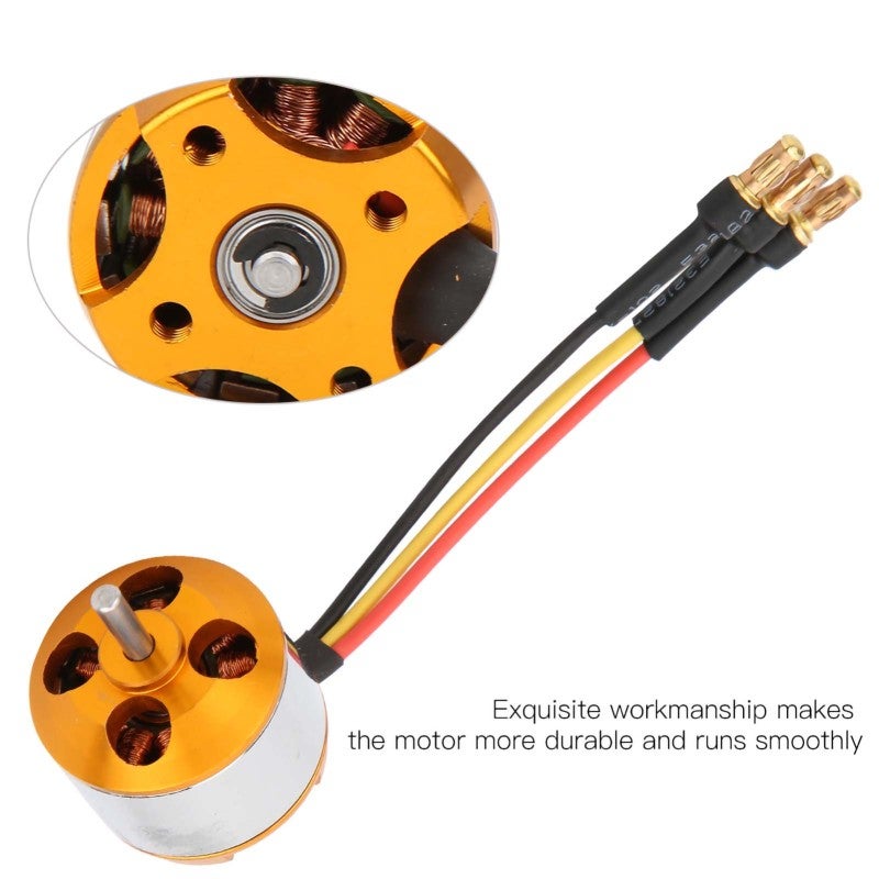Outrunner Brushless Motor: 5 Types High-Quality Durable High-Temperature Resistance - Stable Operation Lightweight Design RC Motor for RC Quadcopters RC Airplanes Professional Individual Use - Image 3