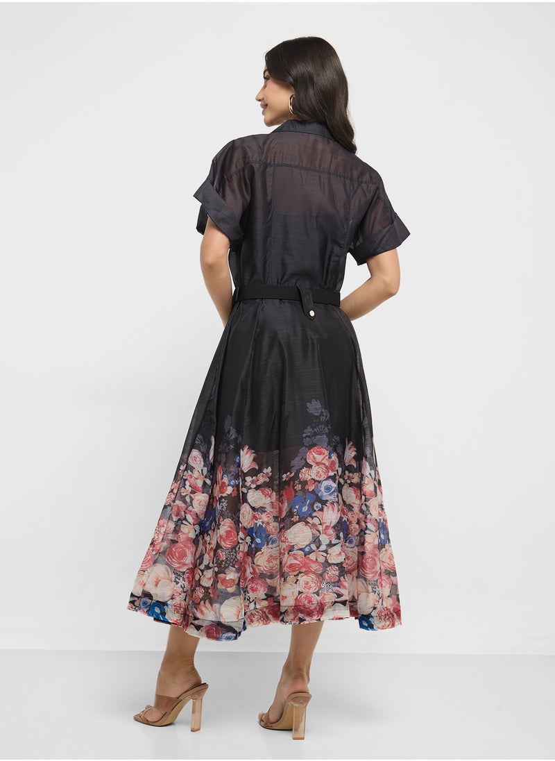 ELLA Print Shirt & Skirt Set  - Image 2