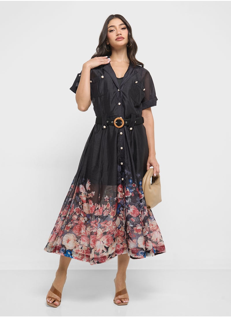 ELLA Print Shirt & Skirt Set  - Image 4