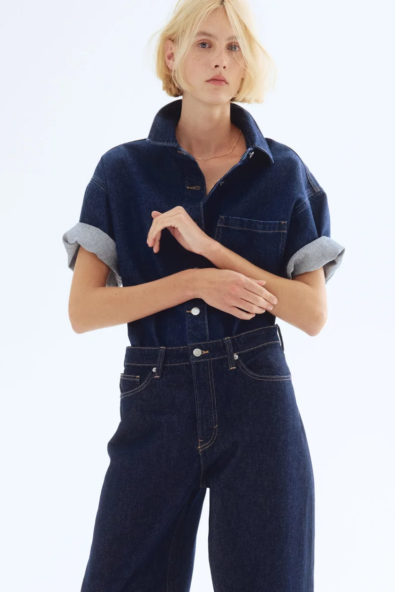 H&M Barrel High Jeans