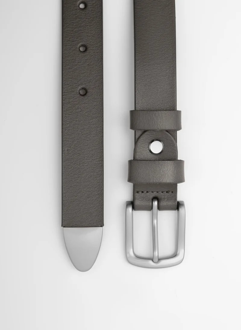 Lichi  Slim leather belt with matte buckle for Women | Best Price UAE