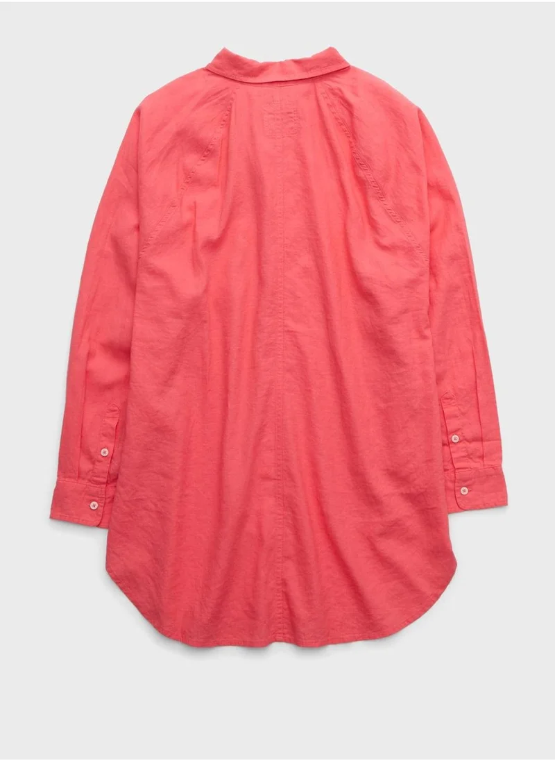 آري من امريكان ايجل Blend Cover Button Down Shirt