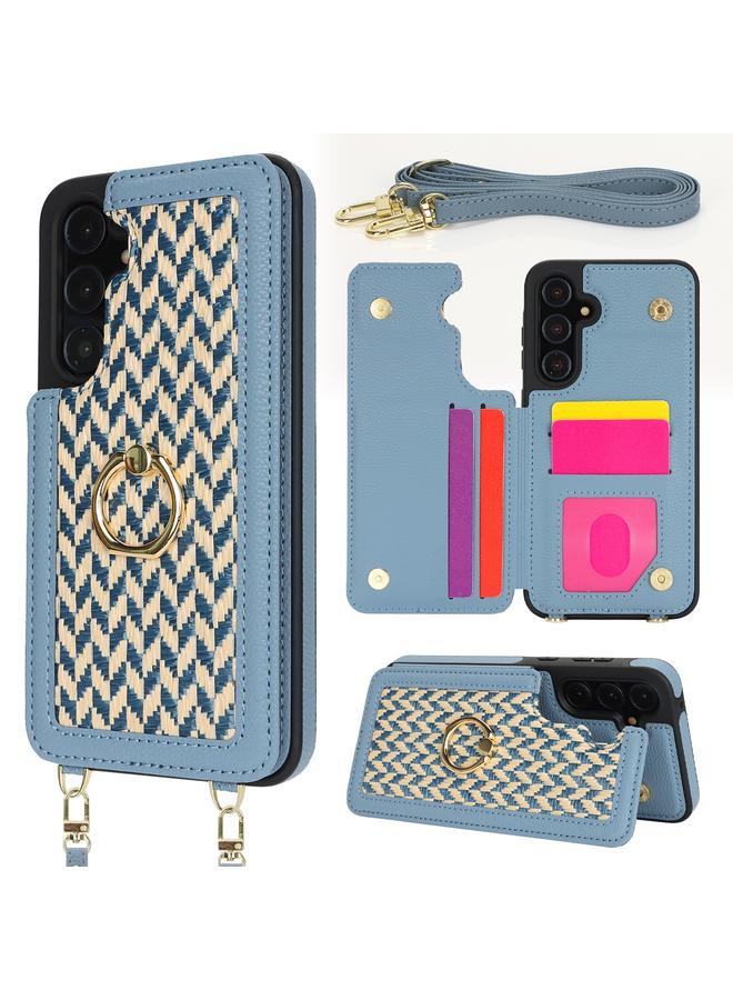 اس-توب جراب لهاتف Samsung Galaxy S23 FE 5G مزود بفتحة بطاقة مزدوجة وغطاء كامل للهاتف مع حزام حول الجسم - Image 1