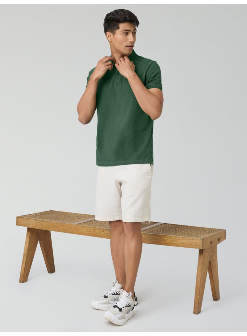 اكس واي اكس اكس تيشيرت بولو رجالي من XYXX، مصنوع من قطن ممشط نقي، بقصة عادية. - Image 5