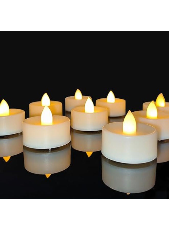 12 Pack Battery Operated Tea Lights Candles - Image 1