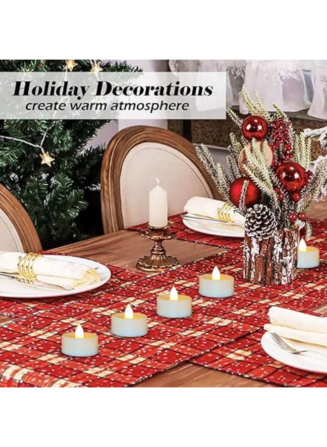 12 Pack Battery Operated Tea Lights Candles - Image 4