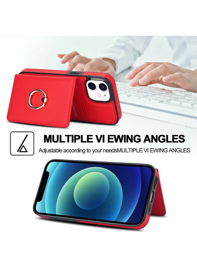 زبون جراب لهاتف iPhone 12/12 Pro مزود بحلقة بطاقة RFID مضادة للسرقة - Image 4