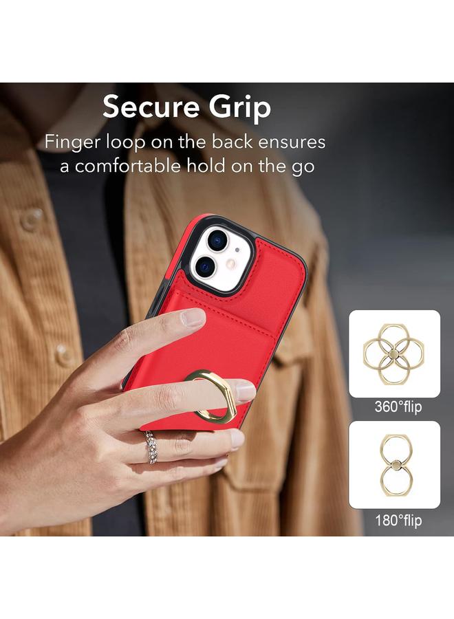 زبون جراب لهاتف iPhone 12/12 Pro مزود بحلقة بطاقة RFID مضادة للسرقة - Image 3